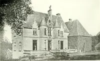 An illustration from Farm houses, manor houses, minor chateaux and small churches : from the eleventh to the sixteenth centuries, in Normandy, Brittany and other parts of France (1917)