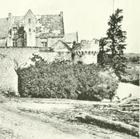 An illustration from Farm houses, manor houses, minor chateaux and small churches : from the eleventh to the sixteenth centuries, in Normandy, Brittany and other parts of France (1917)