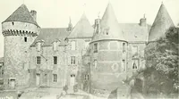 An illustration from Farm houses, manor houses, minor chateaux and small churches : from the eleventh to the sixteenth centuries, in Normandy, Brittany and other parts of France (1917)