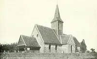 An illustration from Farm houses, manor houses, minor chateaux and small churches : from the eleventh to the sixteenth centuries, in Normandy, Brittany and other parts of France (1917)