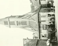 An illustration from Farm houses, manor houses, minor chateaux and small churches : from the eleventh to the sixteenth centuries, in Normandy, Brittany and other parts of France (1917)
