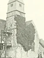 An illustration from Farm houses, manor houses, minor chateaux and small churches : from the eleventh to the sixteenth centuries, in Normandy, Brittany and other parts of France (1917)