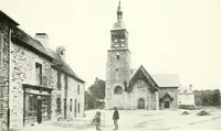 An illustration from Farm houses, manor houses, minor chateaux and small churches : from the eleventh to the sixteenth centuries, in Normandy, Brittany and other parts of France (1917)