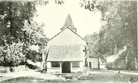 An illustration from Farm houses, manor houses, minor chateaux and small churches : from the eleventh to the sixteenth centuries, in Normandy, Brittany and other parts of France (1917)
