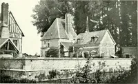 An illustration from Farm houses, manor houses, minor chateaux and small churches : from the eleventh to the sixteenth centuries, in Normandy, Brittany and other parts of France (1917)