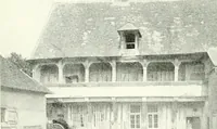 An illustration from Farm houses, manor houses, minor chateaux and small churches : from the eleventh to the sixteenth centuries, in Normandy, Brittany and other parts of France (1917)