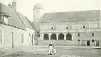 An illustration from Farm houses, manor houses, minor chateaux and small churches : from the eleventh to the sixteenth centuries, in Normandy, Brittany and other parts of France (1917)