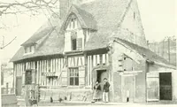 An illustration from Farm houses, manor houses, minor chateaux and small churches : from the eleventh to the sixteenth centuries, in Normandy, Brittany and other parts of France (1917)