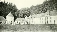 An illustration from Farm houses, manor houses, minor chateaux and small churches : from the eleventh to the sixteenth centuries, in Normandy, Brittany and other parts of France (1917)