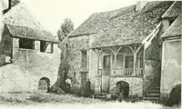 An illustration from Farm houses, manor houses, minor chateaux and small churches : from the eleventh to the sixteenth centuries, in Normandy, Brittany and other parts of France (1917)