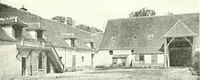 An illustration from Farm houses, manor houses, minor chateaux and small churches : from the eleventh to the sixteenth centuries, in Normandy, Brittany and other parts of France (1917)
