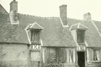 An illustration from Farm houses, manor houses, minor chateaux and small churches : from the eleventh to the sixteenth centuries, in Normandy, Brittany and other parts of France (1917)