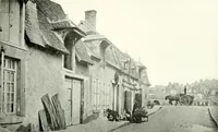 An illustration from Farm houses, manor houses, minor chateaux and small churches : from the eleventh to the sixteenth centuries, in Normandy, Brittany and other parts of France (1917)