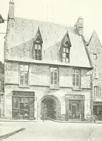An illustration from Farm houses, manor houses, minor chateaux and small churches : from the eleventh to the sixteenth centuries, in Normandy, Brittany and other parts of France (1917)