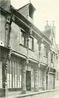 An illustration from Farm houses, manor houses, minor chateaux and small churches : from the eleventh to the sixteenth centuries, in Normandy, Brittany and other parts of France (1917)