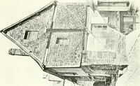 An illustration from Farm houses, manor houses, minor chateaux and small churches : from the eleventh to the sixteenth centuries, in Normandy, Brittany and other parts of France (1917)