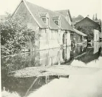 An illustration from Farm houses, manor houses, minor chateaux and small churches : from the eleventh to the sixteenth centuries, in Normandy, Brittany and other parts of France (1917)