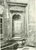 An illustration from Farm houses, manor houses, minor chateaux and small churches : from the eleventh to the sixteenth centuries, in Normandy, Brittany and other parts of France (1917)