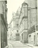 An illustration from Farm houses, manor houses, minor chateaux and small churches : from the eleventh to the sixteenth centuries, in Normandy, Brittany and other parts of France (1917)