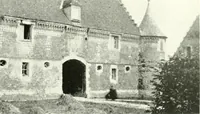 An illustration from Farm houses, manor houses, minor chateaux and small churches : from the eleventh to the sixteenth centuries, in Normandy, Brittany and other parts of France (1917)
