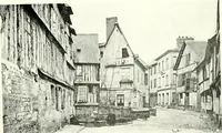 An illustration from Farm houses, manor houses, minor chateaux and small churches : from the eleventh to the sixteenth centuries, in Normandy, Brittany and other parts of France (1917)