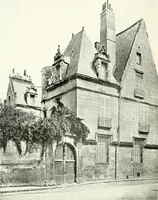 An illustration from Farm houses, manor houses, minor chateaux and small churches : from the eleventh to the sixteenth centuries, in Normandy, Brittany and other parts of France (1917)