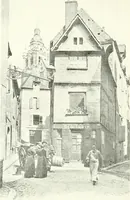 An illustration from Farm houses, manor houses, minor chateaux and small churches : from the eleventh to the sixteenth centuries, in Normandy, Brittany and other parts of France (1917)