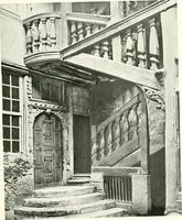 An illustration from Farm houses, manor houses, minor chateaux and small churches : from the eleventh to the sixteenth centuries, in Normandy, Brittany and other parts of France (1917)