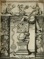 An illustration from Fasciculus chemicus, or, Chymical collections : expressing the ingress, progress, and egress of the secret Hermetick science, out of the choisest and most famous authors ... : whereunto is added, the Arcanum, or, Grand secret of hermetick philosophy (1650)