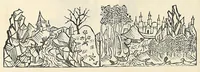 An illustration from Fasciculus temporum omnes antiquorum cronicas co[m]plectens incipit foeliciter