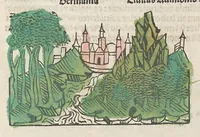 An illustration from Fasciculus temporu[m] omnes antiquo[rum] chronicas strictim complectens felici numine incipit