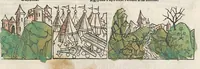 An illustration from Fasciculus temporu[m] omnes antiquo[rum] chronicas strictim complectens felici numine incipit