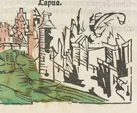 An illustration from Fasciculus temporu[m] omnes antiquo[rum] chronicas strictim complectens felici numine incipit
