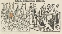 An illustration from Fasciculus temporu[m] omnes antiquo[rum] chronicas strictim complectens felici numine incipit
