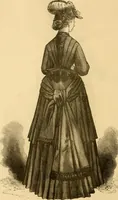 An illustration from Fashion book : novelties, costumes, mantles, millinery, etc. (1874)