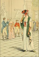 An illustration from Fashion in Paris; the various phases of feminine taste and aesthetics from 1797 to 1897 (1898)