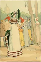 An illustration from Fashion in Paris; the various phases of feminine taste and aesthetics from 1797 to 1897 (1898)