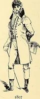 An illustration from Fashion in Paris; the various phases of feminine taste and aesthetics from 1797 to 1897 (1898)