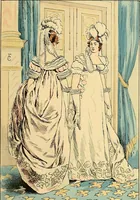 An illustration from Fashion in Paris; the various phases of feminine taste and aesthetics from 1797 to 1897 (1898)