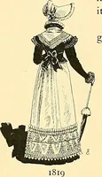 Picture 117 of 322 from Fashion in Paris; the various phases of feminine taste and aesthetics from 1797 to 1897 (1898), leaf 162