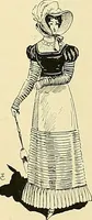 An illustration from Fashion in Paris; the various phases of feminine taste and aesthetics from 1797 to 1897 (1898)