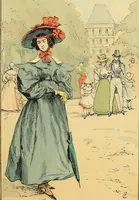 An illustration from Fashion in Paris; the various phases of feminine taste and aesthetics from 1797 to 1897 (1898)