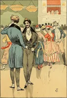 An illustration from Fashion in Paris; the various phases of feminine taste and aesthetics from 1797 to 1897 (1898)