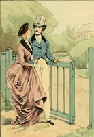 An illustration from Fashion in Paris; the various phases of feminine taste and aesthetics from 1797 to 1897 (1898)