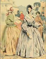 An illustration from Fashion in Paris; the various phases of feminine taste and aesthetics from 1797 to 1897 (1898)