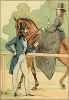 An illustration from Fashion in Paris; the various phases of feminine taste and aesthetics from 1797 to 1897 (1898)