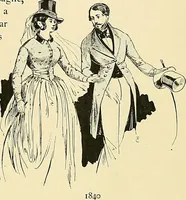 An illustration from Fashion in Paris; the various phases of feminine taste and aesthetics from 1797 to 1897 (1898)