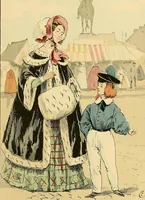 Picture 175 of 322 from Fashion in Paris; the various phases of feminine taste and aesthetics from 1797 to 1897 (1898), leaf 231