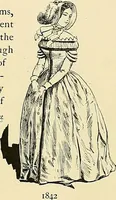 Picture 177 of 322 from Fashion in Paris; the various phases of feminine taste and aesthetics from 1797 to 1897 (1898), leaf 235