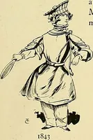 An illustration from Fashion in Paris; the various phases of feminine taste and aesthetics from 1797 to 1897 (1898)